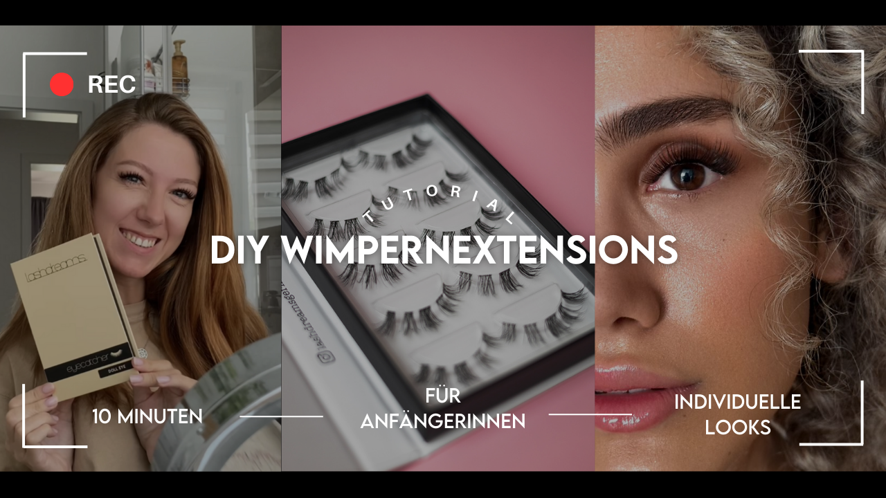 Laden Sie das Video: Anbringung der DIY Wimpernextensions von LASHDREAMS in 1,5 Minuten erklärt