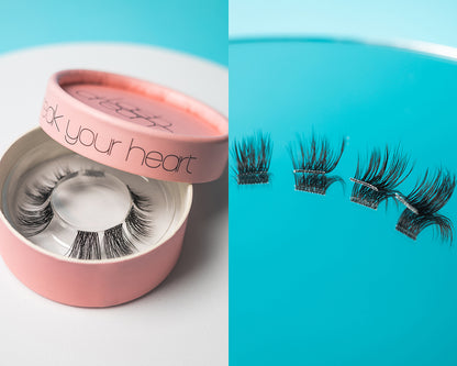 diy wimpernextensions lashdreams break your heart lashes